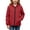 Red, variant on Boys and Girls Rain Jacket Casual Waterproof Windproof Hooded Long Sleeve Outdoor Jackets Full Zipper Lightweight Coats Outerwear with Pockets for Hiking Sport