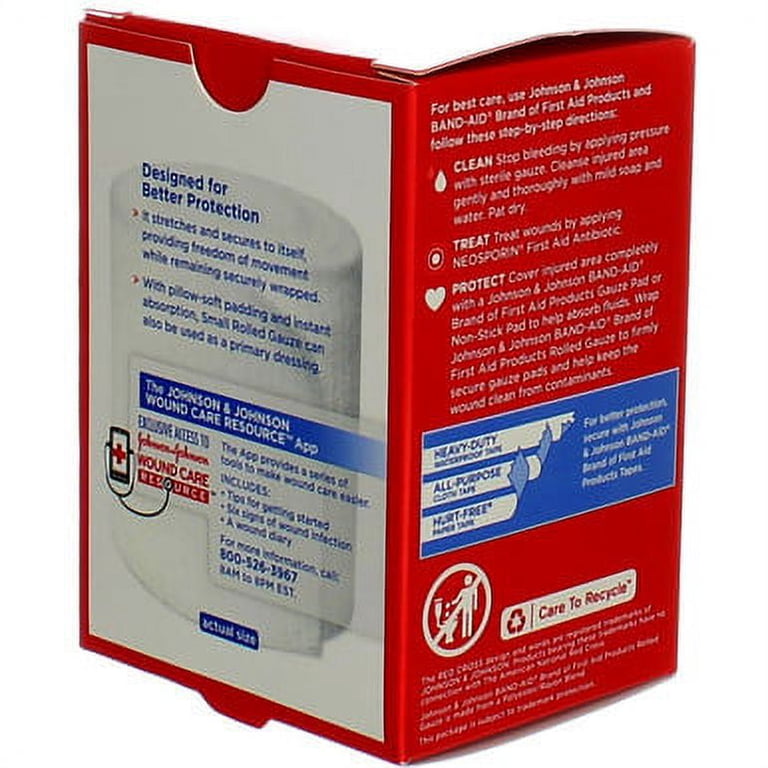 kling dressing Gauze Nonsterile Roll - 2in x 131in. A6902 Johnson And Johnson Band Aid