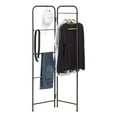thumbnail image 2 of IRIS USA Free-Standing Clothing Rack, Clothes Organizer, Foldable, Metal Garment Rack, BLack, 2 of 3