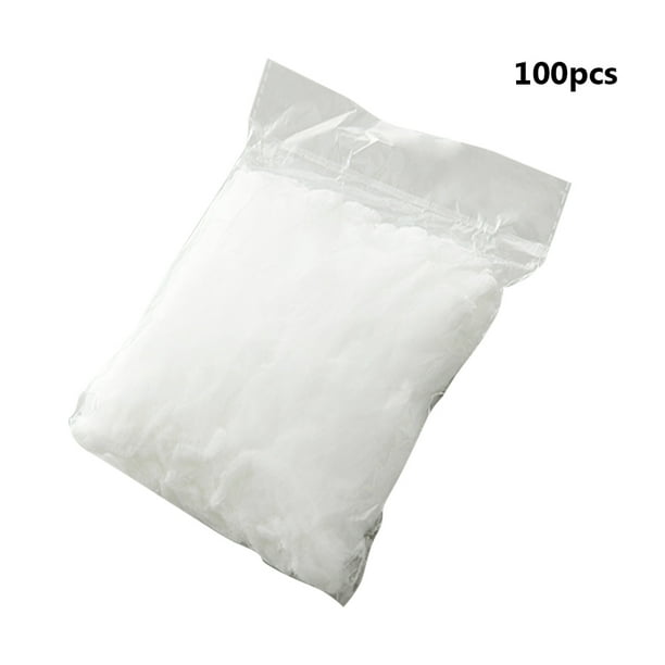 Colador Fregadero Rejillas de drenaje Filtro de drenaje desechable Red de basura para el hogar (blanco con bolsas de 100 piezas) Ndcxsfigh Libre de BPA