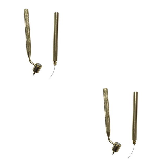 Yuarrent Pluma de pintura fina, aplicador de líquido recargable, reparación de arañazos de precisión, herramienta de pintura artística elegante, 0.5 mm 2piezas Yuarrent CBP110069