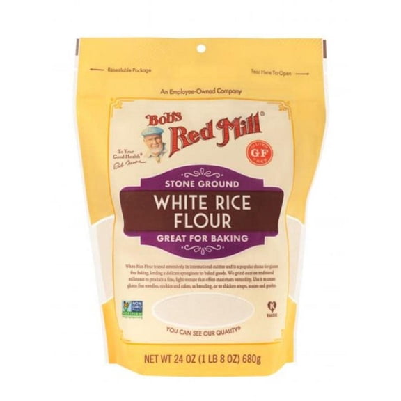 Bob's Red Mill Gluten Free White Rice Flour (24 Ounce (Pack of 2)