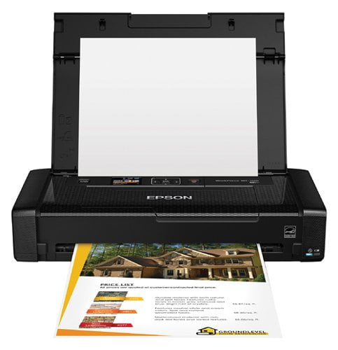 Epson Workforce Wf-100 Inkjet Printer Color 5760 X 1440 Dpi Print Photo Print Portable 6.7 Ppm Mono Print 3.8 Ppm... by Epson