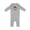 AC-Heather Grey, variant on Bermuda Vacation Trip Baby Romper Coveralls