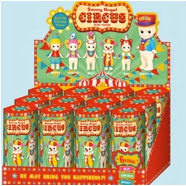 Sonny Angel Blind Box Bienvenido a la serie Circus figuras de Anime juguetes Kawaii Hippers caja sorpresa de dibujos animados Guess Bag Mystery Box