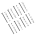 thumbnail image 4 of Juego de 8 tornillos para pastilla de guitarra Bling Bling Resorte de Hierro plateados, 4 of 12