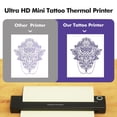 thumbnail image 3 of Impresora Portátil A4, Inalámbrica, Térmica, con Bluetooth, para Tatuajes, Mini Impresora Térmica, Impresora Fotográfica de Papel A4, 3 of 5