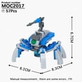 thumbnail image 1 of MOOXI Most Complete Space Wars Droid Spider Bot Sentry Adult Building Block Set MOC Brick Model Kit DIY Diorama Toy For Boy Gift,MOC2017, 1 of 13