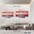 thumbnail image 4 of Elephant Stock Beauty Famous Quote I Wall Art - Horizontal Multi Panel Canvas - Living Room Wall Decor - Inspirational And Typography Multi Panel - Black And White Decor - 75" x 48", 4 of 8
