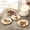 White#321, variant on 10 Piece Plastic Snack Plates Set for Fruit, Nuts and Appetizers, Small Reusable Dessert Plates for Everyday Use, Parties and Family Gatherings