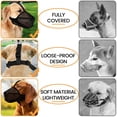 thumbnail image 3 of EastVita Pet Mesh Muzzle Breathable Adjustable Anti-Bite Anti-Barking Mouth Mask Protective Cover for Small Medium Large Dogs, 3 of 7