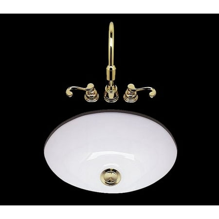 Bates Bates Teri Ceramic Circular Drop In Bathroom Sink