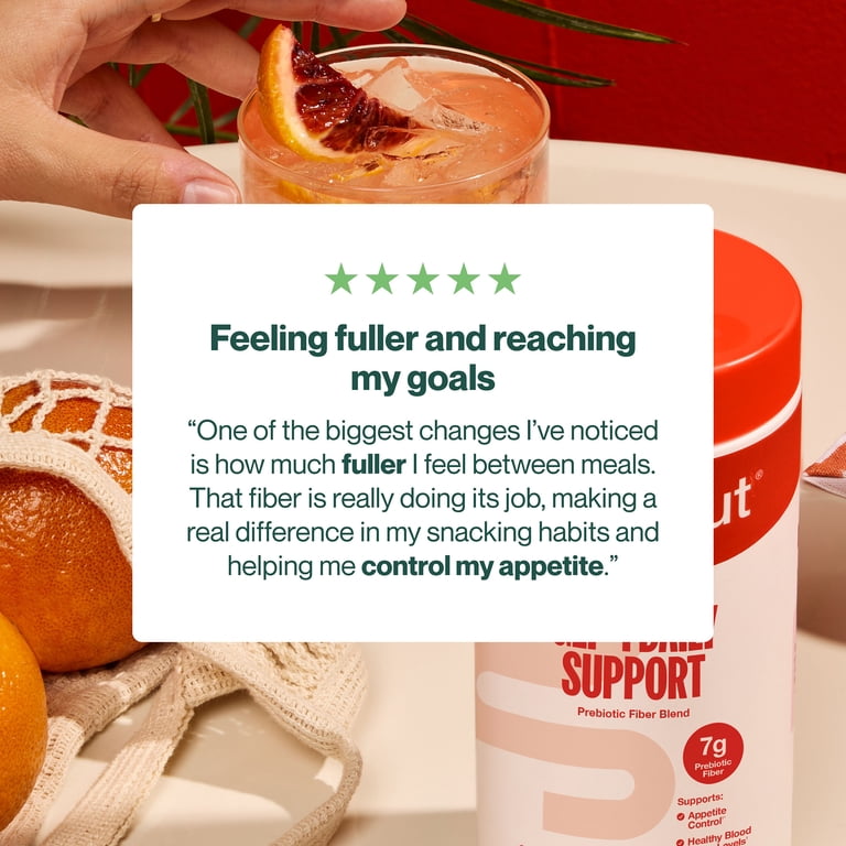 glp 1 grapefruit Supergut GLP-1 Daily Support Blood Orange Prebiotic Fiber Blend for  Metabolism Support & Digestive Health, 6.1 oz, 18 Servings
