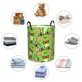 thumbnail image 6 of Goofa Cute Green Frog Printed Circular Hamper,Laundry Basket with Handles,Storage Baskets Foldable,Large Capacity Laundry Hamper-Small, 6 of 8