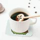 thumbnail image 4 of Esta tortuga... te juzga. Posavasos para cocina, manteles individuales, antideslizantes, aislantes, para tazas de café, para el hogar, juego de 4 almohadillas para vajilla, 4 of 5