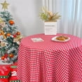 thumbnail image 3 of Nappe Festive du Nouvel An Nappe à Carreaux Rouges Nappe Rectangulaire Photographie Nappe de Table à Thé Rétro Haut de Gamme, 3 of 7