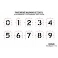 thumbnail image 4 of Rae Pavement Stencil,10 in,Number Kit,1/16 STL-116-8100, 4 of 4