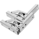 thumbnail image 2 of 2 bisagras plegables para muebles, soportes para armarios de lavandería, bisagras de bloqueo, kit de reparación de bisagras, bisagras hidráulicas de cierre suave de alta resistencia para armarios., 2 of 7