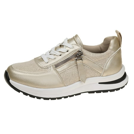 

Jungdeepe Ladies Fashion Zipper Decoration Leather Lace Up Comfortable Thick Soled Casual Shoes River Rafting Shoes Womens Athletic Shoes Size 11 Sure Lace Athletic Shoes Women 11 Womens Mesh Water