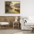 thumbnail image 2 of Golden Hour in Autumn Gold Framed Floater Canvas Wall Art, design by Arlington Prints, 2 of 10