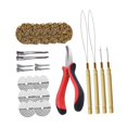 thumbnail image 1 of Herramienta de extensión de cabello, suministros de salón, 500 anillos de cuentas de silicona, Protector portátil del cuero cabelludo, dispositivo de 7 colores, 1 of 8