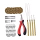 thumbnail image 1 of Kit de herramientas de extensión de cabello, suministros de salón, 500 anillos de cuentas de silicona, dispositivo de peinado portátil para peluqueros 7 colores, 1 of 8