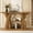 Brindle, variant on Tarnorci Arc Console Table Wood Sofa Table Behind Couch Waist Shaped Base for Hallway Foyer Entry