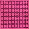 thumbnail image 1 of Ahgly Company Indoor Square Abstract Pink Modern Area Rugs, 5' Square, 1 of 4
