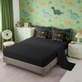thumbnail image 4 of Erosebridal Colorful Dinosaur Bedding Comforter Set for Kids, Black Full Bedding Set, 4 of 6