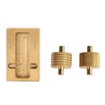 thumbnail image 2 of Leather Edge Painting Box, Brass Leather Painting Box High Strength Widely  4 Steps  for Craft, 2 of 8