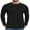 01-Black, variant on GIRUNS Men's Crew Neck Sweaters Rib Knit Pullover Sweater Soft Lightweight Long Sleeve Sweatshirt Grey L