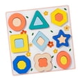 thumbnail image 2 of Wooden Jigsaw Puzzles Children Early Education Learning Toy Montessori Toy for 1 Shape, 2 of 8