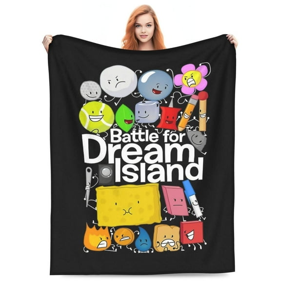 Battle For Dream Island Flannel Blanket Funny Ultra-Soft Micro Warm Throw Blanket Fleece Blanket Interesting Gift 40"X30"