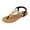 B-Black, variant on Dress Pump Sandals Shoes for Women Ladies Rhinestones Sequin Toe Ring Bottom Flat Heels Dressy Thongs Boho Beach Flip Flop(Black,9.5)