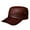 Light Brown, variant on Men's Genuine Leather Baseball Cap Brand New Male Sp-ring Winter Warm Beret Mil-itary Hats ,Comfortable to Wear