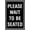 Warning Sign 3, variant on Warning Retro Please Wait To Be Seated Sign 8"x12" - Tin Metal Decor for Public Business Home Indoor Outdoor