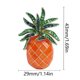 thumbnail image 3 of Broche de piña fruta Accesorios de fruta dulces Pendientes de estilo Joyas Regalos, 3 of 8