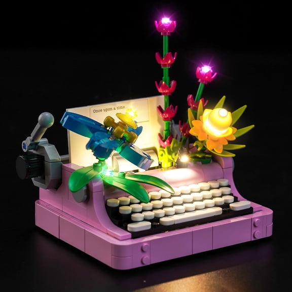 LED Light for 31169 Creator 3-in-1 Typewriter with Flowers Building Blocks Model (Building Set NOT Included)