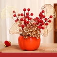 thumbnail image 1 of New Year Decoration Desk Flower Red Berry For Wedding Spring Festival Home Decor, 1 of 12