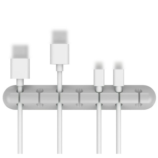 Coofit Cable Organizer Creative Silica Gel Cable Holder Clip Cord Organizer for Desk