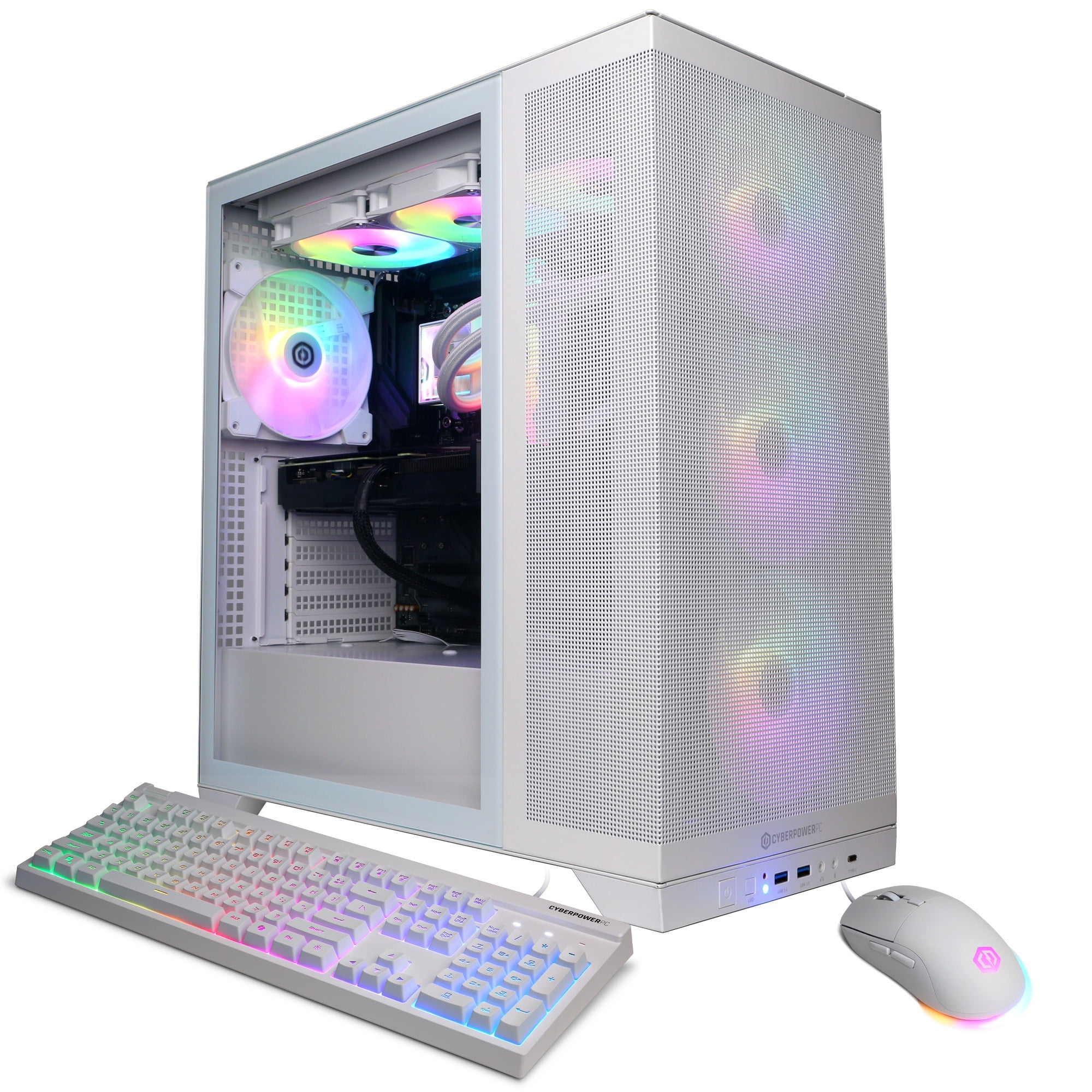 CyberPowerPC Gamer Supreme Gaming PC, AMD Ryzen 7 9800X3D, NVIDIA GeForce RTX 5060 Ti 16GB, 32GB DDR5, 2TB SSD, SLC11260CPG