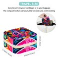 thumbnail image 5 of Peace Sign Travel Portable Square Jewelry Box: Storage Box, Decorative Box, and Jewelry Stand for Rings, Earrings, Necklaces, Bracelets, and More – Ideal for Girls and Women, 5 of 6