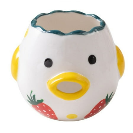 

BESTONZON 1pc Lovely Egg Divider Sieve Kitchen Whites Yolk Filter Ceramic Egg Separator