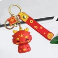 thumbnail image 3 of Tachiuwa 2024 Chinese Dragon New Year Keychain Car Keychains for Handbag Men Backpack D, 3 of 9