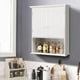 thumbnail image 3 of Mueble de baño montado en la pared COSTWAY con puertas dobles (blanco), 3 of 9
