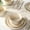 Beige, variant on Earth & Clay Amber 12-Piece Dinnerware Set Stoneware, Green
