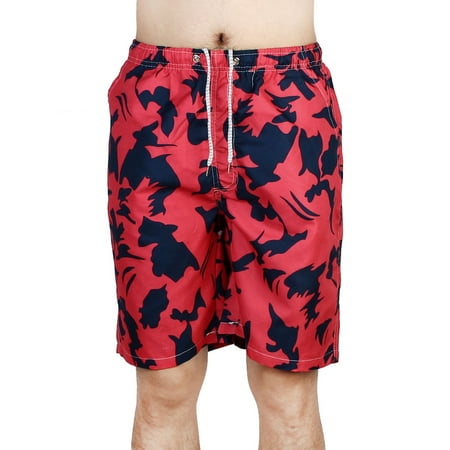 Men Adjustable Quick Dry Summer Beach Swim Board Shorts Trunks Swimwear