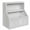 Antique White, variant on BouPower Wooden Kids Bookshelf with Open Cubby Storage, Toddler Toy Organizer Cabinet with Anti-Tip Design for Bedroom, Nursery and Playroom