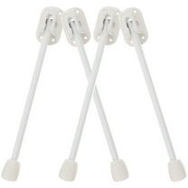 FESTFENDS Table Legs Metal Folding Desk Legs Plastic 4Pcs Adjustable Height