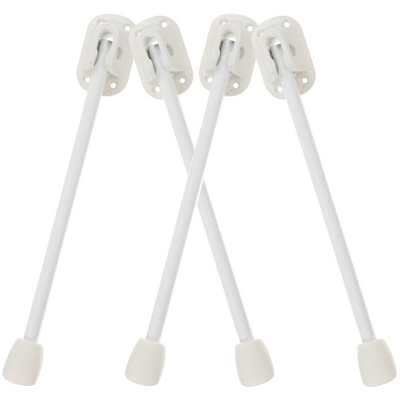 FESTFENDS Table Legs Metal Folding Desk Legs Plastic 4Pcs Adjustable Height